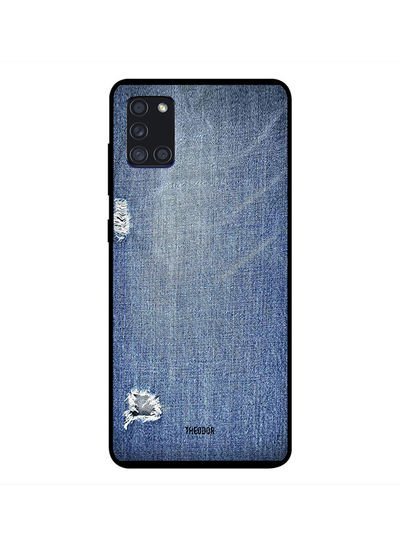 Theodor Protective Case Cover For Samsung Galaxy A21 Blue Jeans Pattern