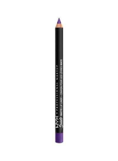 NYX Professional Makeup Suede Matte Lip Liner Pencil 10 Amethyst