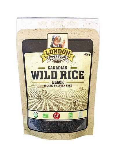 London Super Food Organic Black Wild Rice 400g