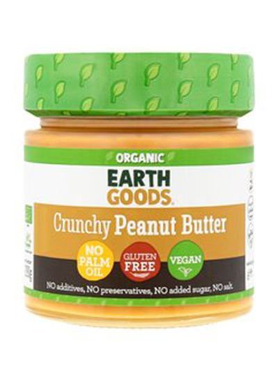 EARTH GOODS Organic Crunchy Peanut Butter 220g