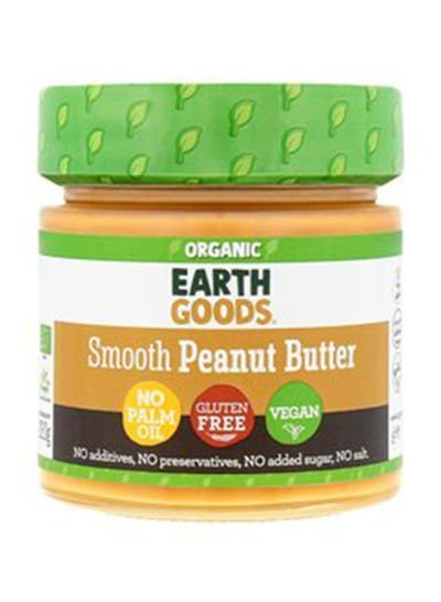 EARTH GOODS Organic Smooth Peanut Butter 220g