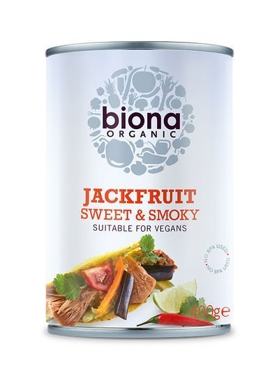Biona Sweet And Smoky Jackfruit In Can Organic 400g