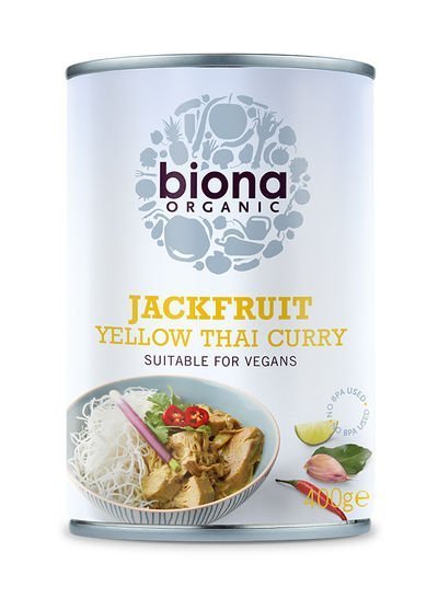Biona Yellow Thai Curry Jackfruit In Can Organic 400g