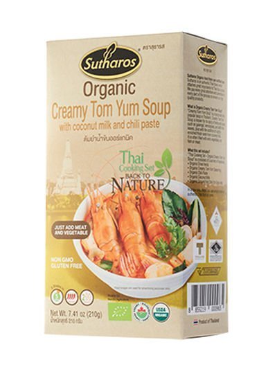 Sutharos Organic Creamy Tom Yum Soup 210g