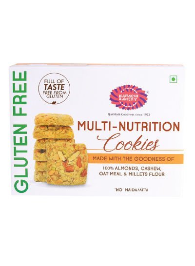 KARACHI BAKERY Gluten Free Multi Nutrition Cookies 250g