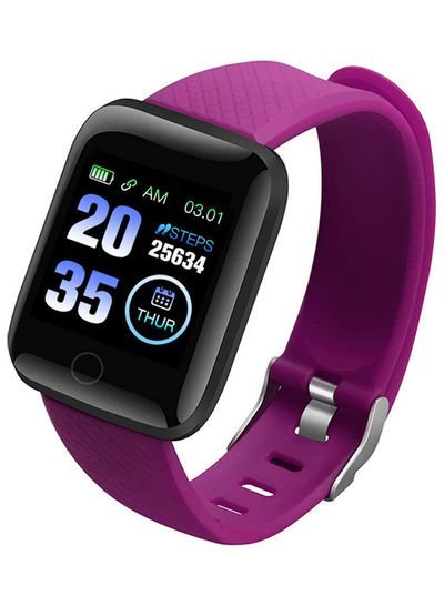 Generic Touchscreen Fitness Tracker Purple