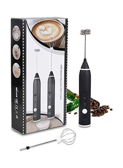 Generic 2-in-1 Electric Milk Frother 1 W 7257 Black