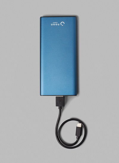 noon east 10000 mAh 18W PD And QC Fast Charge Power Bank 14 x 66.4 x 15.5millimeter Blue