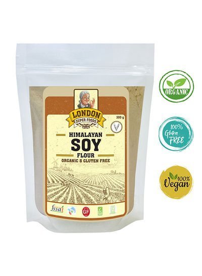 London Super Food Himalayan Organic Soy Flour Gluten Free 300g