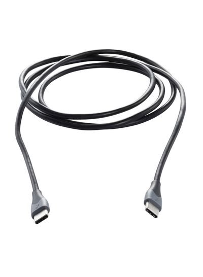 Energizer Type-C to Type-C Fast Charging Dual Toned Cable, Sync and Charge 1.2meter Black