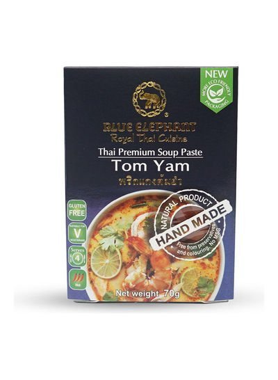 BLUE ELEPHANT Thai Premium  Tom Yam Soup Paste 70g