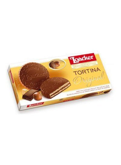 Loacker Original Tortina Chocolate 125g Pack of 6