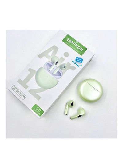 Bsnl Air 12 True Wireless In-Ear Earbuds With Charging Case Green