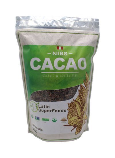 Latin SuperFoods Gluten Free Organic Cacao Nibs 400g  Single