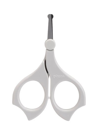 pigeon Safety Nail Scissors – White