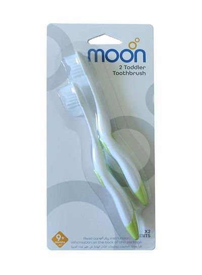 Moon 2-Piece Toddler Toothbrush