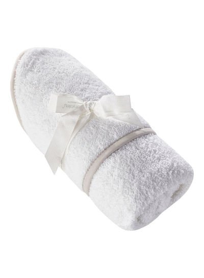 Kinder Valley Plain Hooded Towel – White