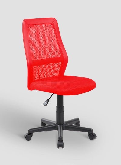 Switch Cool Mesh Backrest With Plastic Base Office Chair 8009 RD Gaming Chair Home Office Unique Style and Shape Red