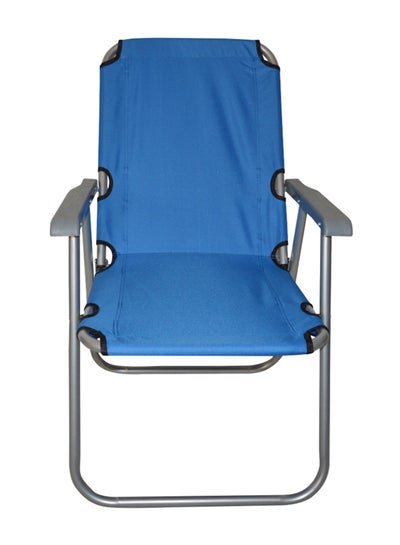 Athletiq Modern Unique Lightweight Portable Foldable Camping And Outdoor Chair For The Perfect Stylish Home Outdoor 2 Bright Blue 55 x 52 x 82cm