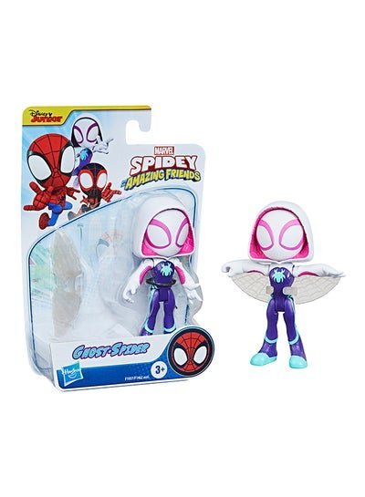 MARVEL Marvel Spidey And His Amazing Friends Ghost-Spider Hero Figure, 4-Inch Scale Action Figure, Includes 1 Accessory, For Kids Ages 3 And Up