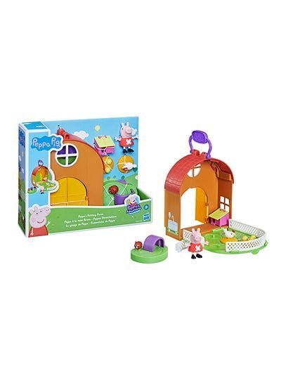 Peppa Pig Peppa’s Adventures Peppa’s Petting Farm Fun Playset Preschool Toy, Includes 1 Figure And 4 Accessories, Ages 3 And Up