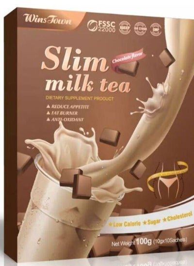 Wins Town Wins Town Slim Milk Tea Chocolate Flavor 100g