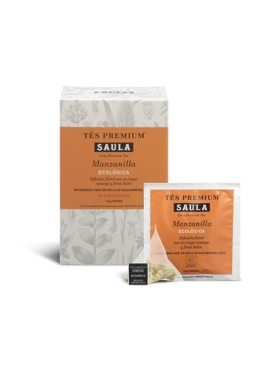 CAFé SAULA Chamomile Tea Organic, Box of 20 Tea Bags
