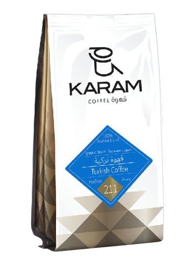 KARAM COFFEE Turkish Coffee Medium Roast Ground Beans 250g