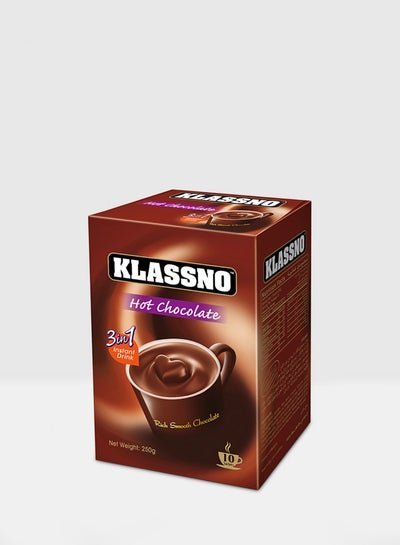 Klassno 3-In-1 Instant Hot Chocolate Drink 250g