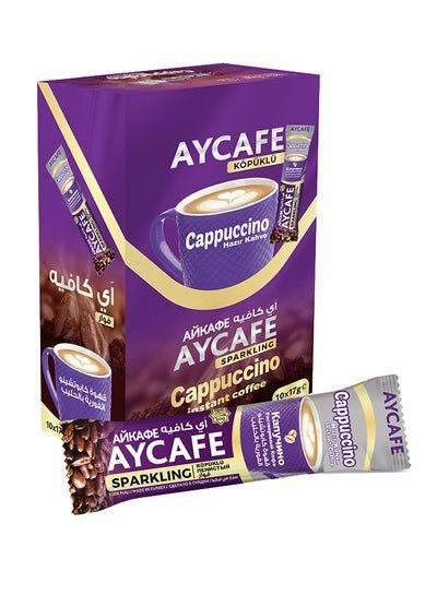Aycafe Cappuccino Instant Coffee 17g Pack of 10
