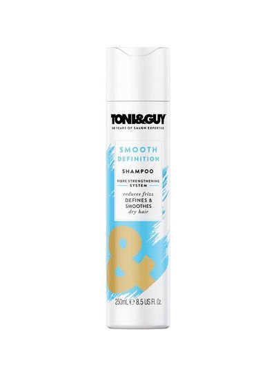 Tony&Guy Smooth Definition Straightening Smoothing Shampoo For Dry Frizzy Unmanageable Hair Provides Hydration Moisture And Shine 250ml