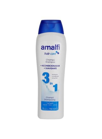 AMALFI Amalfi 3 in 1 Shampoo/ Conditioner, Shampoo & Bodywash/ No Sulphates & Paraben/ Quantity 750ml