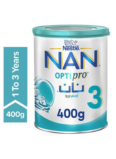 NAN Optipro 3 Growing-Up Milk 1 To 3 Years 400grams