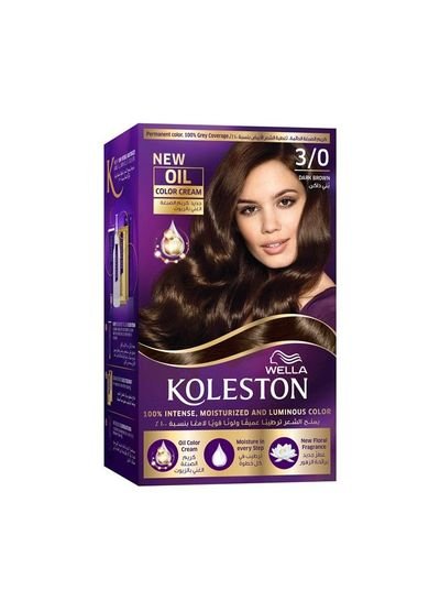 Wella Koleston Wella Koleston Permanent Hair Color Kit 3/0 Dark Brown