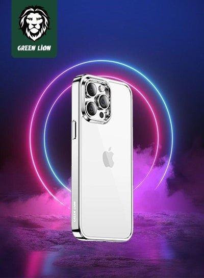 GREEN LION iPhone 14 Pro Max 6.7 Inch Back Case, Slim, Comfortable Grip, Lightweight, Newness in Back Covers, Transparent, New Classic Design For iPhone 14 Pro Max  – Silver