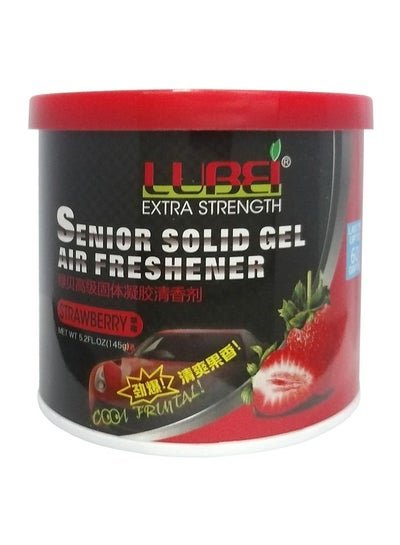 LUBEI Senior Solid Gel Air Freshener 150g, Scent : Strawberry