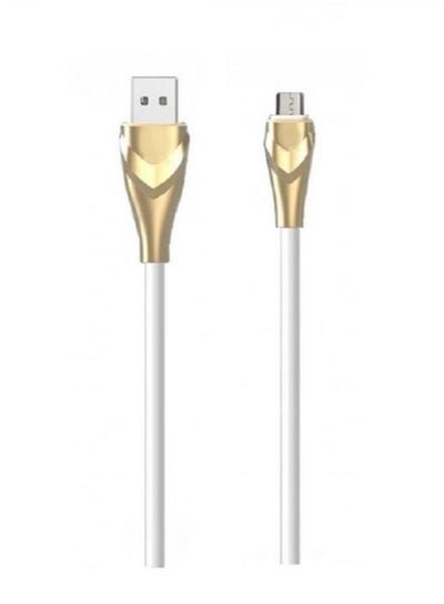 Epenyu Micro USB Data and Charge Cable 1m Gold/White