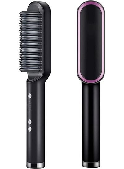 ORiTi Ion Hair Straightener Two-in-one Hair Straightening and Curling Machine with main power cord, fast heating, anti-scalding, 4-speed temperature adjustment, hot hair comb professional
