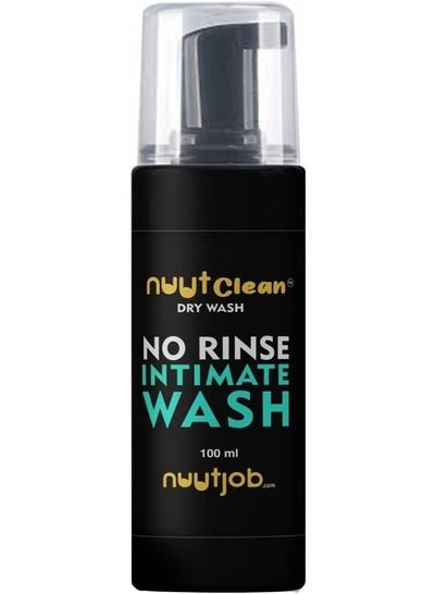 nuutjob Nuutclean No Rinse Intimate Dry Wash for Men