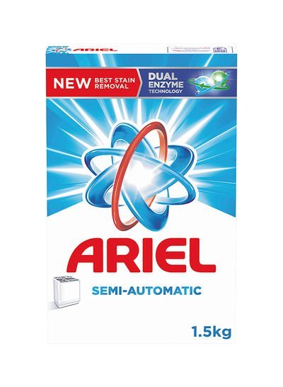 ARIEL Semi Automatic Detergent Powder White 1.5kg