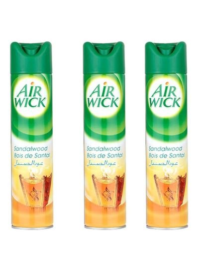 AIR WICK Air Freshener Set Sandalwood 300ml Pack of 3 Clear 300ml
