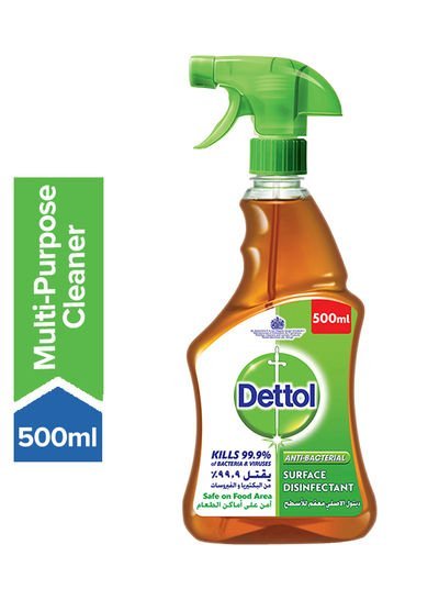 Dettol Anti-Bacterial Surface Disinfectant Liquid Trigger Brown 500ml