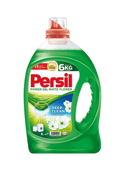 Persil White Flower Concentrated Power Gel Green 3L