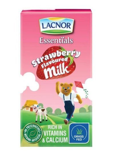 Lacnor Essentials Strawberry Flavoured Milk 125ml