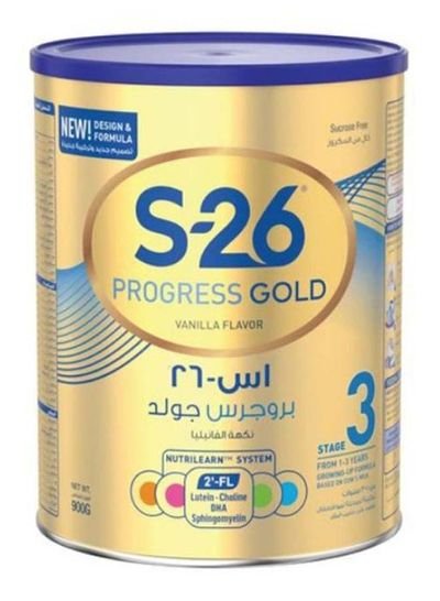Wyeth S26 Progress Gold Stage 3 Baby Formula 900g