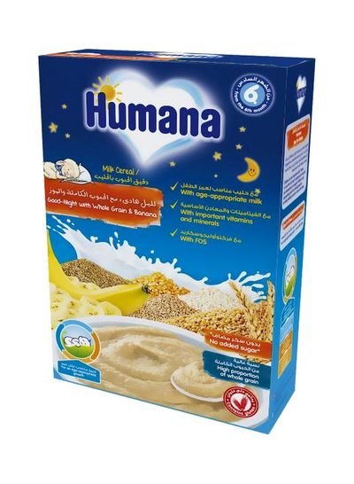Humana Milk Cereal Goodnight With Whole Grain And Banana 200g