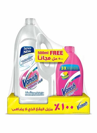 Vanish 2-Piece Stain Remover Liquid Set White/Pink 1.8+500ml