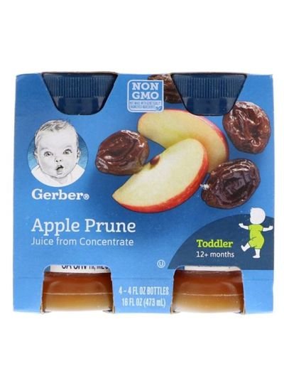 Gerber Apple Prune Juice 473ml Pack of 4