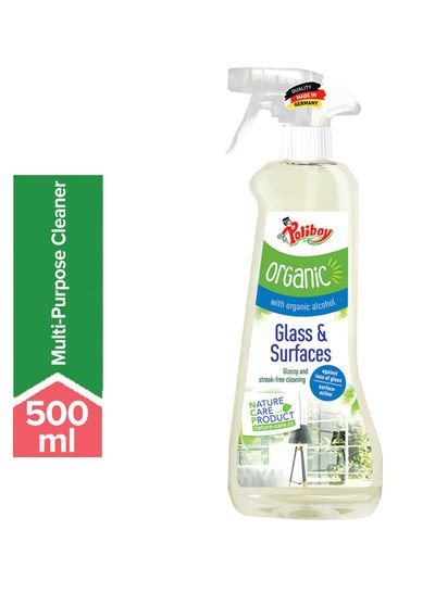 Poliboy Organic Detergents Glass And Surface Cleaner 500ml