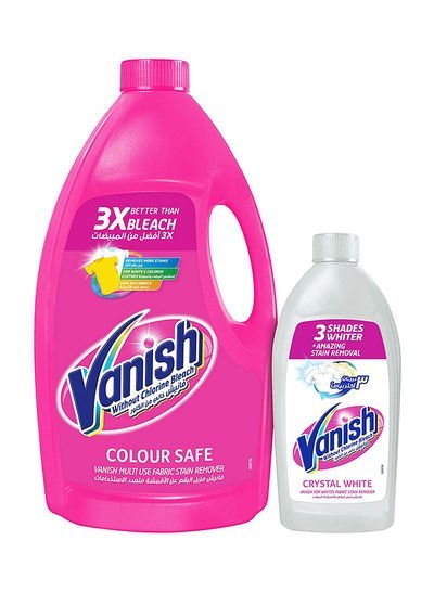 Vanish Stain Remover Liquid For Colours And Whites Multicolour 500ml+3L